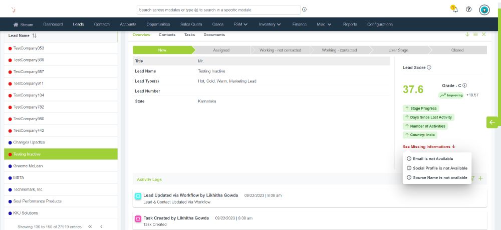 How Does LionO360’s AI Based Lead Scoring Work?
