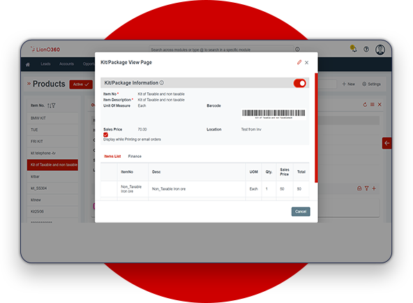 LionO360 CRM