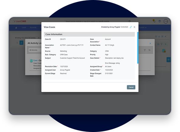 LionO360 CRM