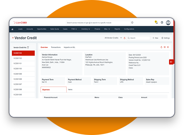LionO360 CRM