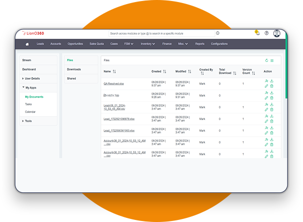 LionO360 CRM