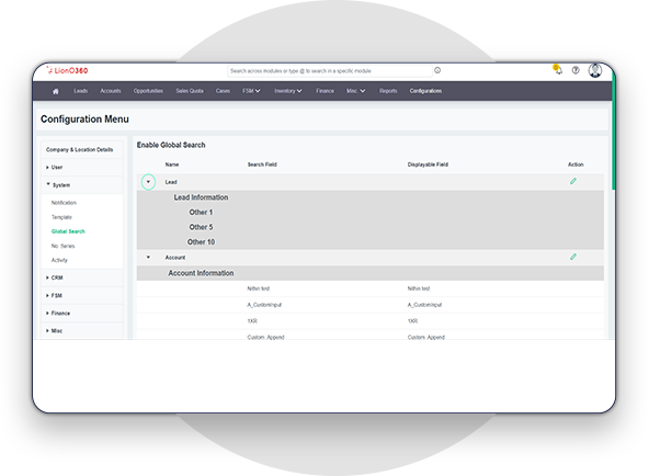 LionO360 CRM