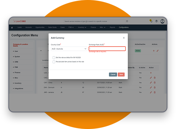 LionO360 CRM