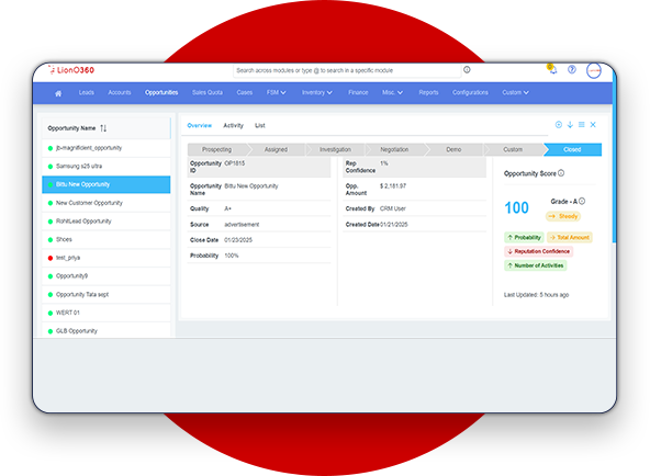 LionO360 CRM