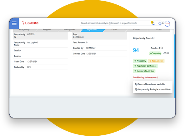 LionO360 CRM