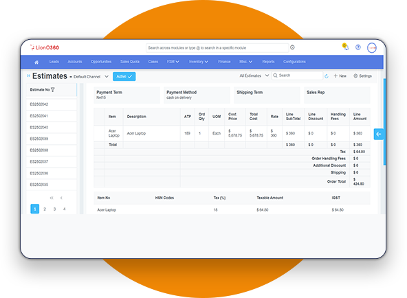 LionO360 CRM