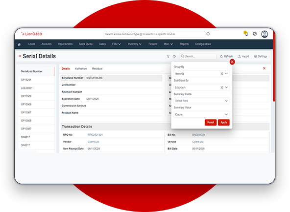LionO360 CRM