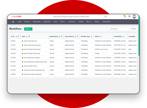 LionO360 CRM