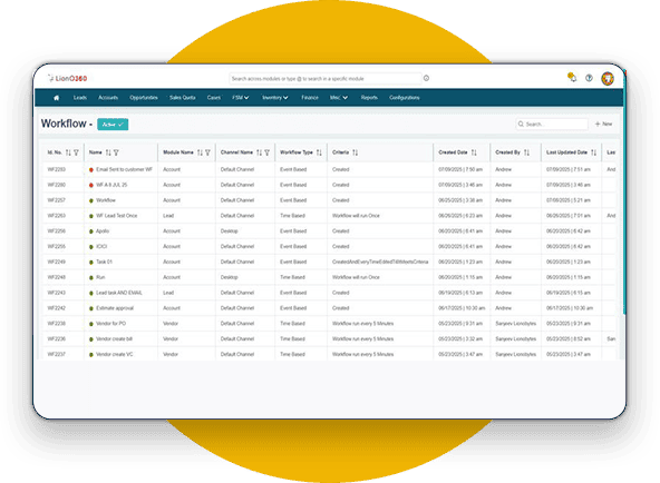 LionO360 ERP for Small Businesses
