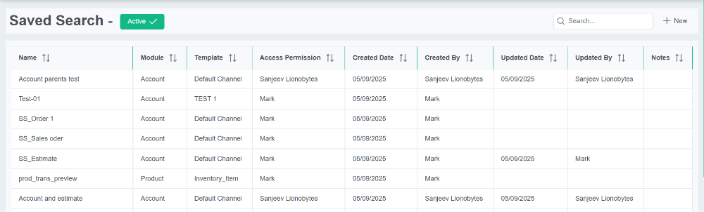 LionOBytes Saved Searches