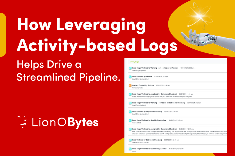  Activity-based Logs functionality in CRM 