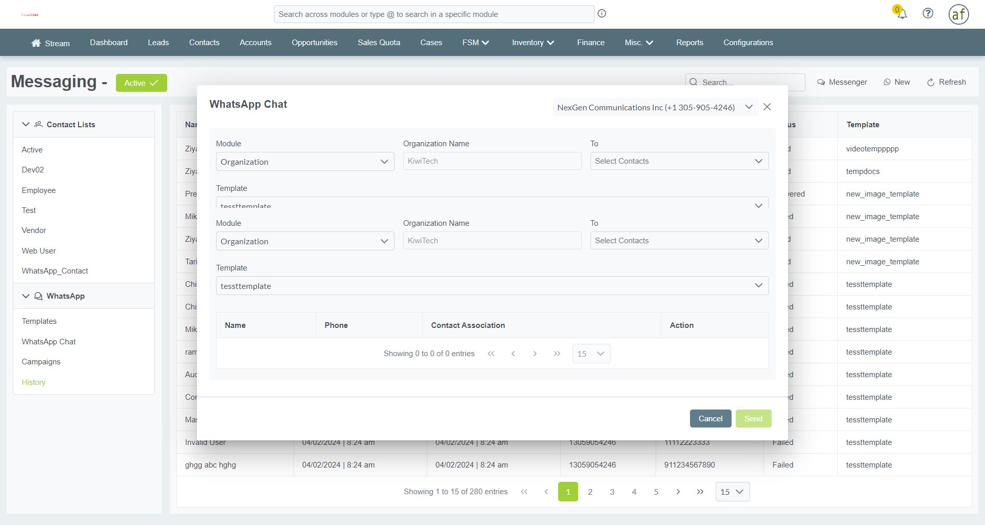  integrate CRM with WhatsApp