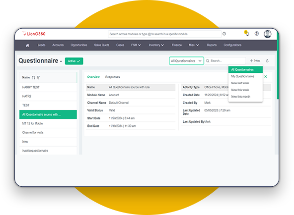 LionO360 CRM