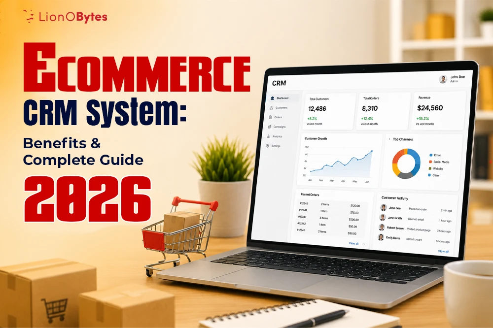 CRM with E-Commerce System Dashboard